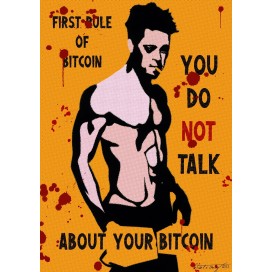 First Rule of Bitcoin 1 (Plakát)